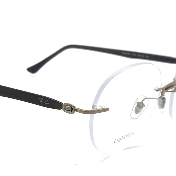 RAYBAN レイバン メガネフレーム ブランド マットゴールド 縁無し 眼鏡 2pt RX-8768-1194 マットゴールド