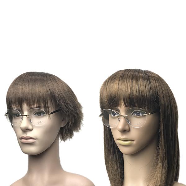 RAYBAN レイバン メガネフレーム ブランド マットゴールド 縁無し 眼鏡 2pt RX-8768-1194 マットゴールド