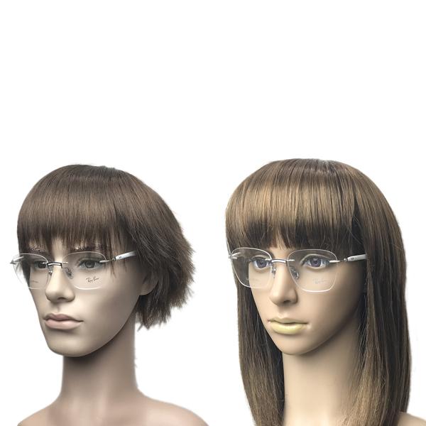 RAYBAN レイバン メガネフレーム ブランド マットシルバー 縁無し 眼鏡 2pt RX-8769-1228 マットシルバー