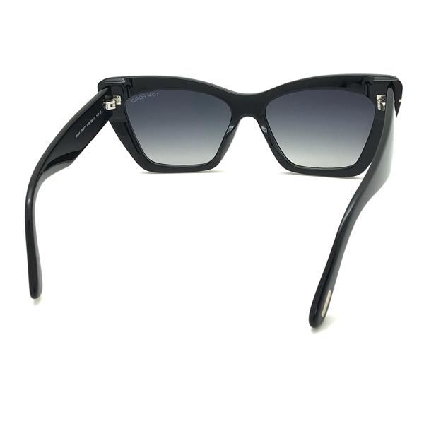 TOM FORD ブラック グラデーション キャットアイ サングラス TOM FORD ブラック グラデーション キャットアイ サングラス