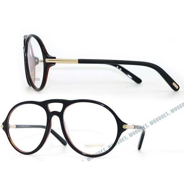 TOM FORD ブラックフレーム トムフォード 眼鏡 度入り 度なしレンズ付 TOM FORD トムフォード メガネフレーム ブランド 5290-05J ブラック