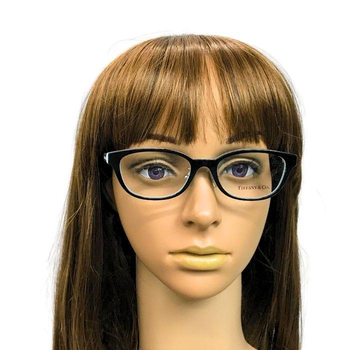 新品正規品 TIFFANY ティファニー 2218 8055 レンズ交換可能 TIFFANY&Co.（ティファニー） ブラック×スカイブルー メガネフレーム