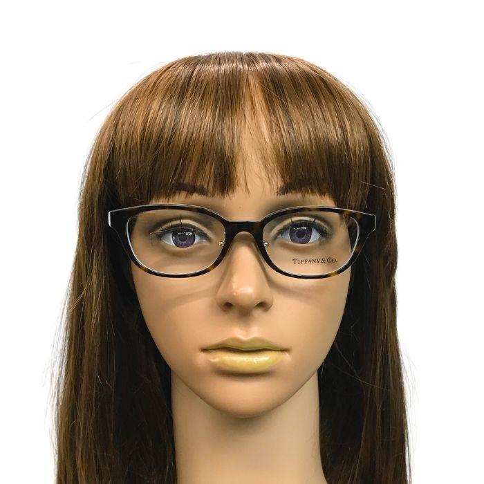 Tiffany & Co. メガネフレーム ティファニー 眼鏡 めがね マーブルブラウン×ティファニーブルー×ライトゴールド tf2280d-8134 レンズ交換の画像