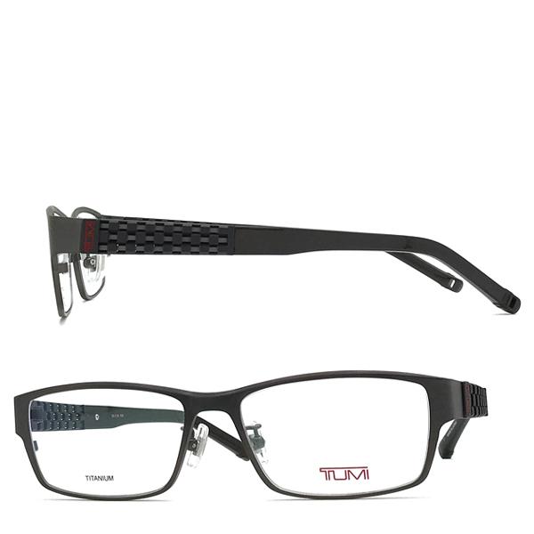 TUMI トゥミ メガネフレーム ブランド マットブラウン 眼鏡 TU-10-0025-03 TUMI メガネフレーム マットブラウン