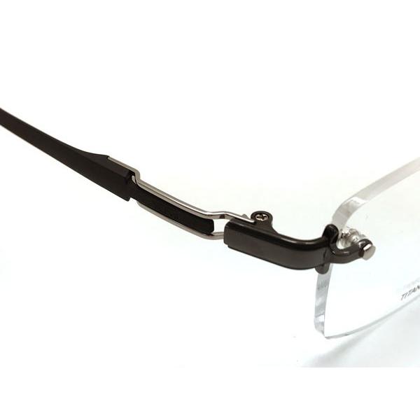TUMI（トゥミ） メガネフレーム ブランド ブラック 縁無し 10-0060-01