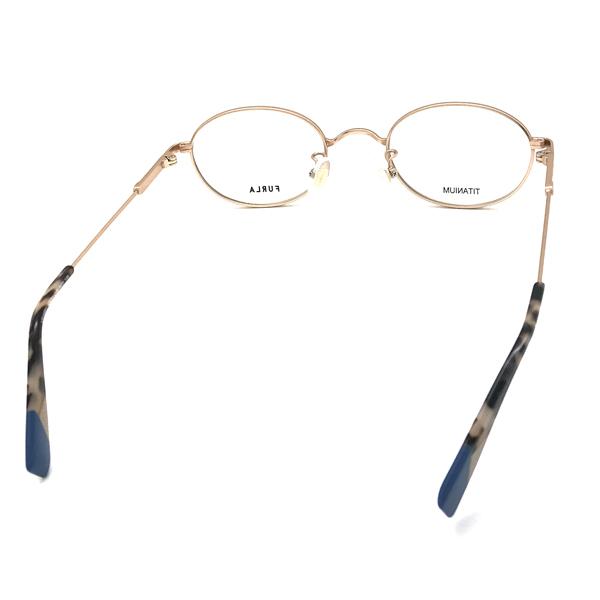 FURLA（フルラ） メガネフレーム ブランド セミマットオレンジゴールド