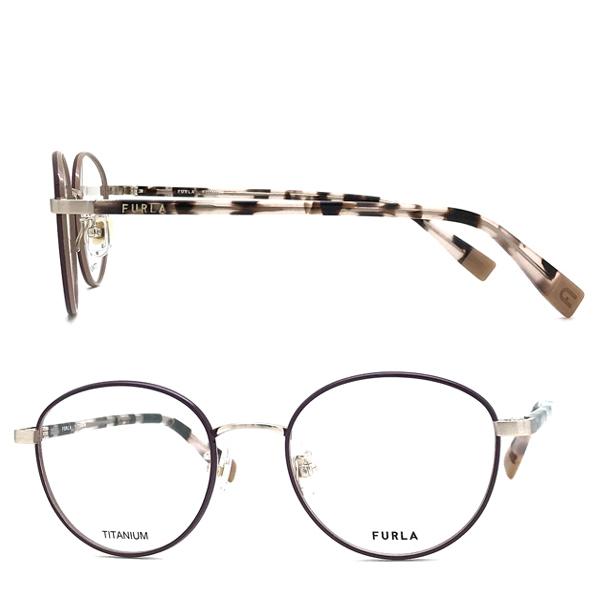 FURLA（フルラ） メガネフレーム ブランド モーブ 眼鏡 VFU-575J-0F78 