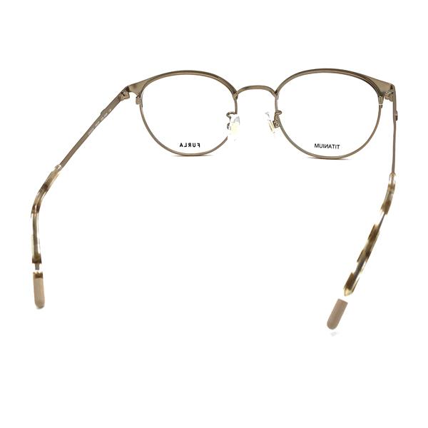 FURLA（フルラ） メガネフレーム ブランド セミマットダークゴールド