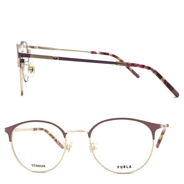 FURLA（フルラ） メガネフレーム ブランド シャーリングブラウン