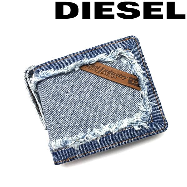 DIESEL（ディーゼル） 財布 ブランド 二つ折り HIRESH S.II ブルー