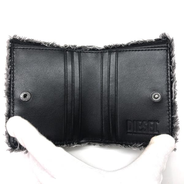 DIESEL ディーゼル 財布 ブランド 二つ折り ブラックデニム DIESEL ディーゼル 財布 ブランド 二つ折り ブラックデニム