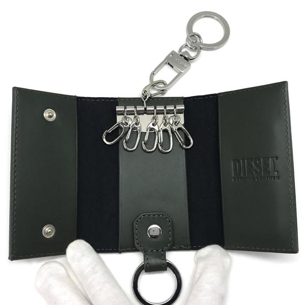 DIESEL ディーゼル キーケース ブランド レザー ブラック X09010 DIESEL ディーゼル キーケース ブランド レザー ブラック X09010