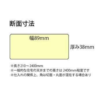 【２×４材/ツーバイフォー材】DIY素材◇国産杉（新材） ４枚セット 厚38ｍｍ×幅89ｍｍ×長さ810〜900ｍｍ　塗装仕上げ〈受注生産〉 【小型商品】｜woodpro｜17