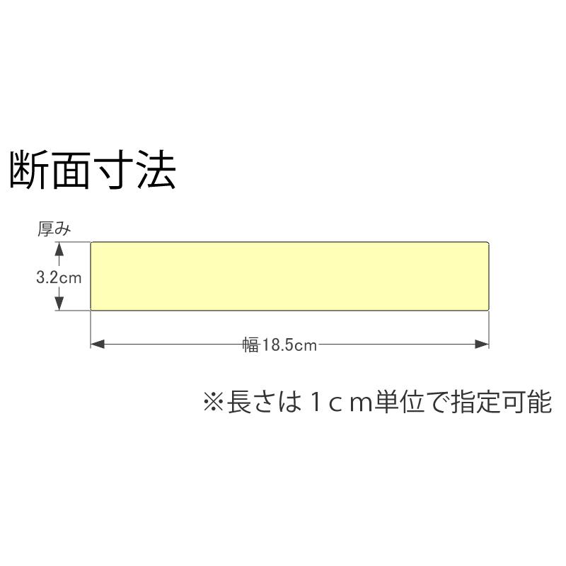 DIY素材◇国産杉（新材） 厚32×幅185×長さ410〜500ｍｍ 塗装仕上げ｜woodpro｜11