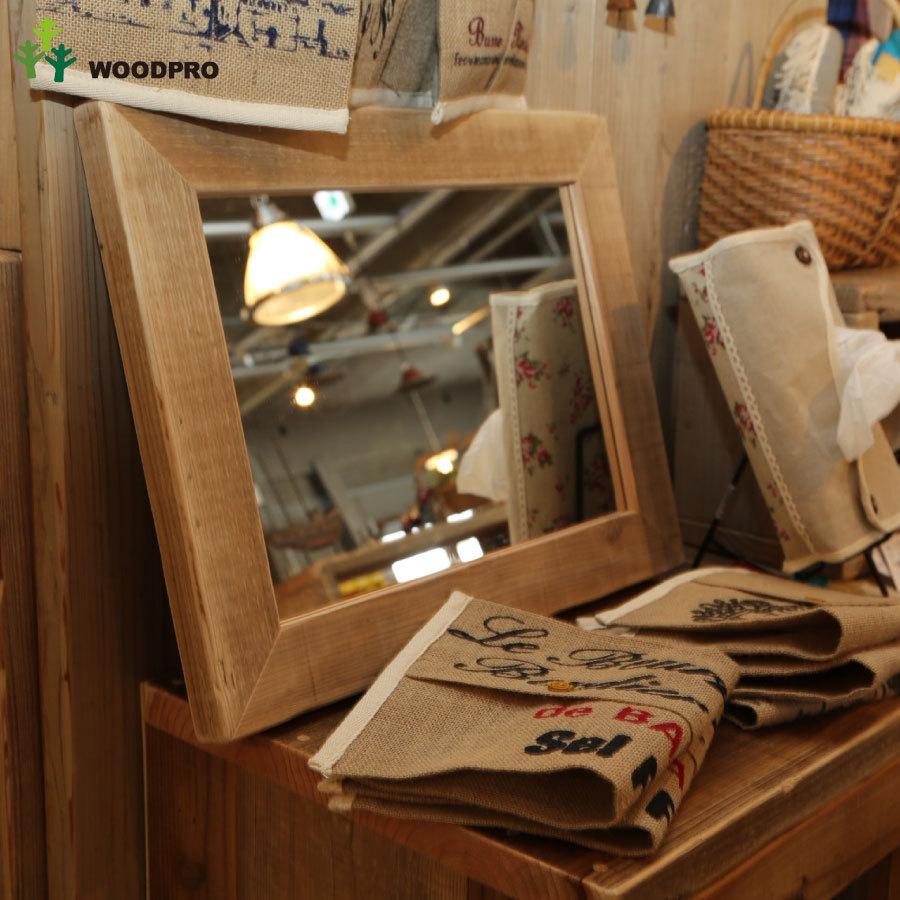 OLD ASHIBA（足場板古材） ミラー（鏡）A型 Mサイズ 塗装仕上げ