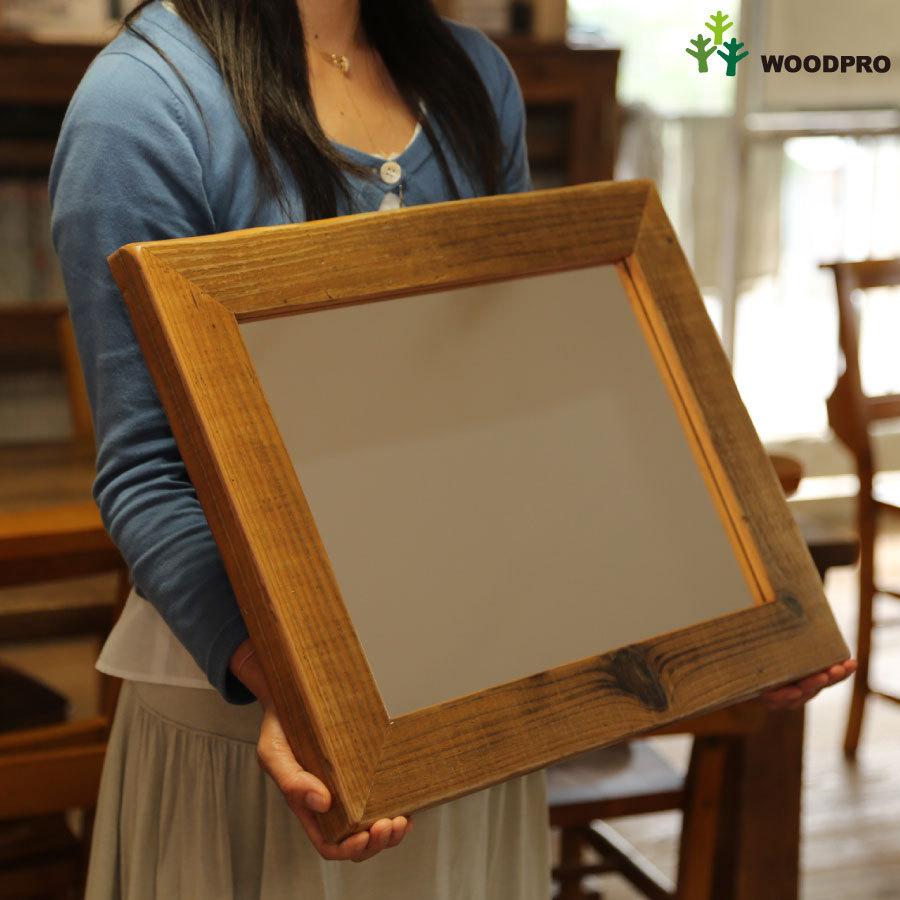 OLD ASHIBA（足場板古材） ミラー（鏡）A型 Mサイズ 塗装仕上げ