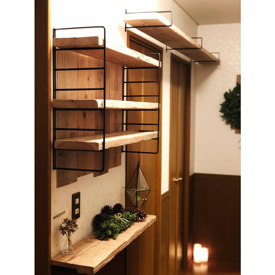 足場板 古材 幅46cm 長さ80cm OLD ASHIBA 天板 （幅はぎ材/３枚あわせ）※縁あり（標準タイプ） 厚35ｍｍ&times;幅460ｍｍ&times;長さ710〜800ｍｍ 無塗装