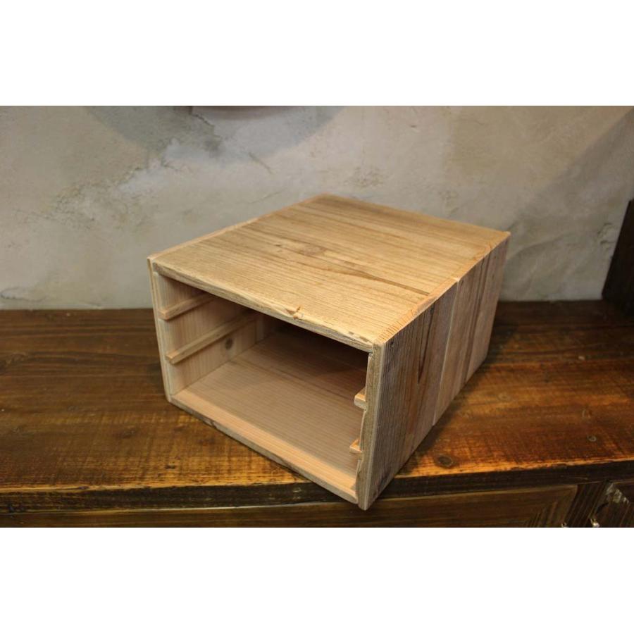 OLD ASHIBA（足場板古材）トレイボックス単品 Bタイプ（凸/デコ