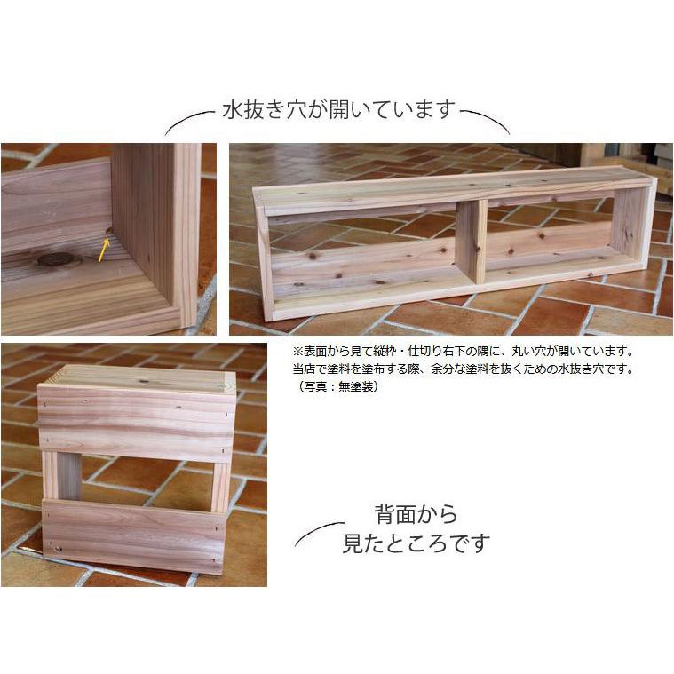 WOODPRO（ウッドプロ） 「SUGI-インテリア」つんどくボックス 2S 幅480