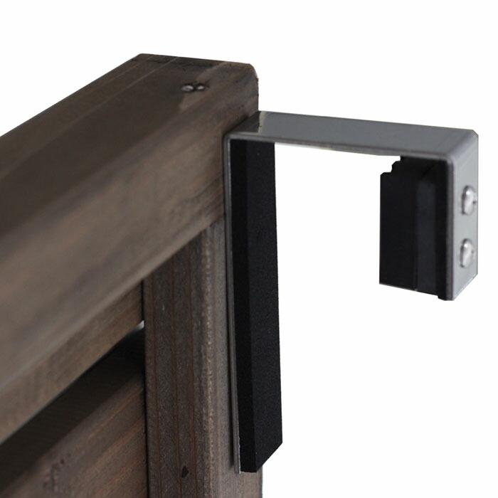 ステンレス製フェンス固定金具上部用-固定式/１個単品 （金属手すり用：幅30ｍｍ〜100ｍｍまで対応） | 