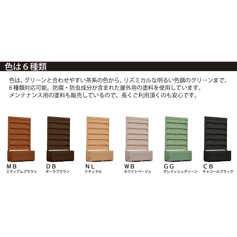 規格型プランター付きフェンス用【プランター単体】 幅880mm×奥行
