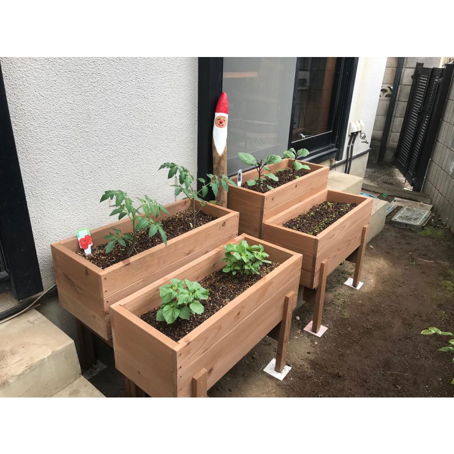 ◇オプションパーツ◇スクエアプランター長方形「大」用 専用脚 高さ