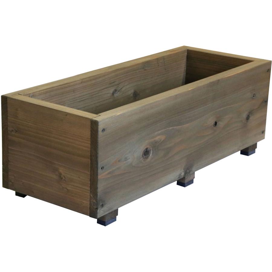 スクエアプランター 長方形 幅595×奥行230×高さ205mm 国産 植木鉢