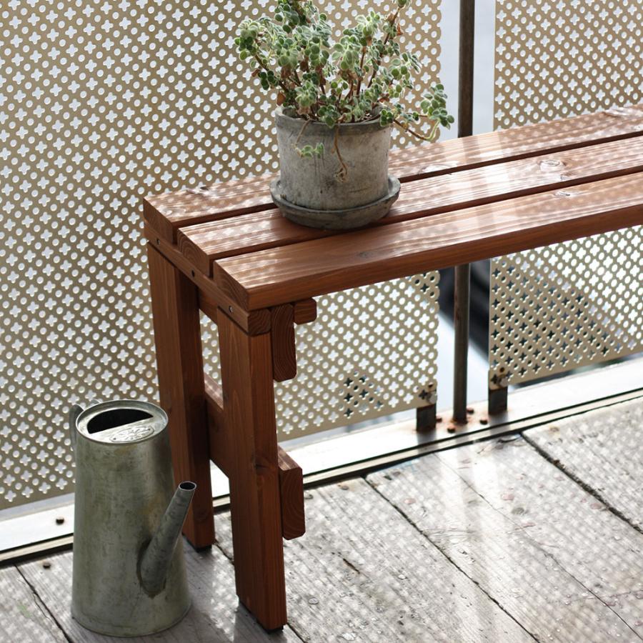 WOODPRO プランター台/花台 棚板セット1段（ハイタイプ）プランター