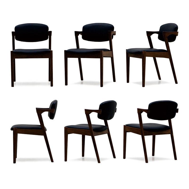 本日価格！！ ダイニングテーブルセット 6人用 7点セット 北欧 ウォルナット無垢 幅200cm 【IQY2241121713】(81638円)