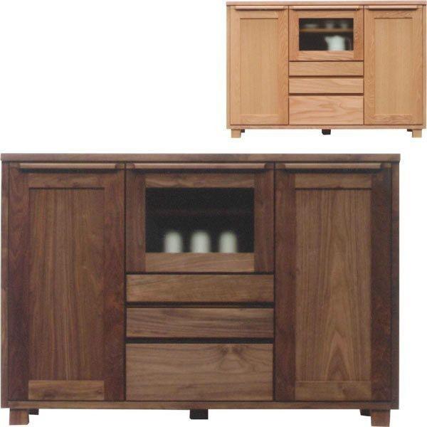 サイドボード キャビネット 130 収納 リビング 木製 完成品　脚