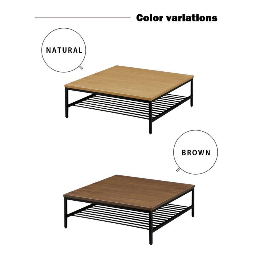 センターテーブル リビングテーブル ローテーブル 100 正方形 おしゃれ