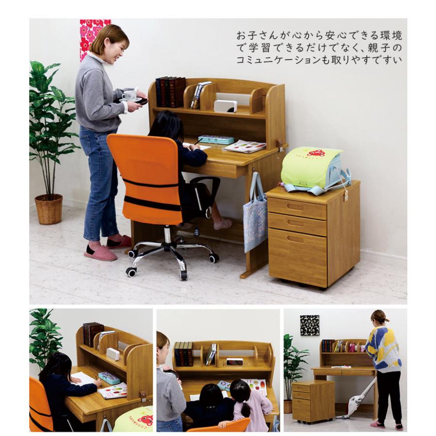 【25・26日限定 ポイント10倍】学習机 3点セット シンプル 大人まで使える デスク 勉強机 パソコンデスク 収納付き 北欧 ホワイト ナチュラル