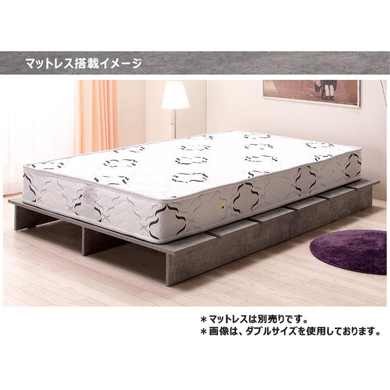 送料無料ヘッドレスベッドフレームセミダブルベッド ロースタイル 新品（165） P9%〜 セミダブルベッド ヘッドレス ローベッド フレームのみ 北欧