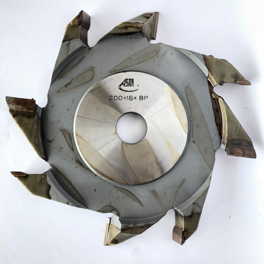 アサノ 三面仕上カッター 200×18×8P 1ケ入 木工機械用カッター
