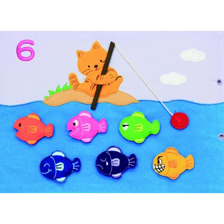 幼児教育教材No.6  【美品】かずあそび  布絵本 COUNTING STORIES 布絵本 かずあそび COUNTING STORIES : 木のおもちゃ ウッドワーロック