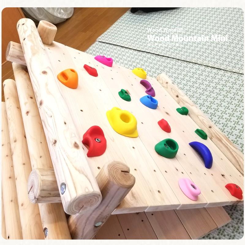 ウッドマウンテンミニ [ボルダリングタイプ] 大型遊具 木製 複合 遊具