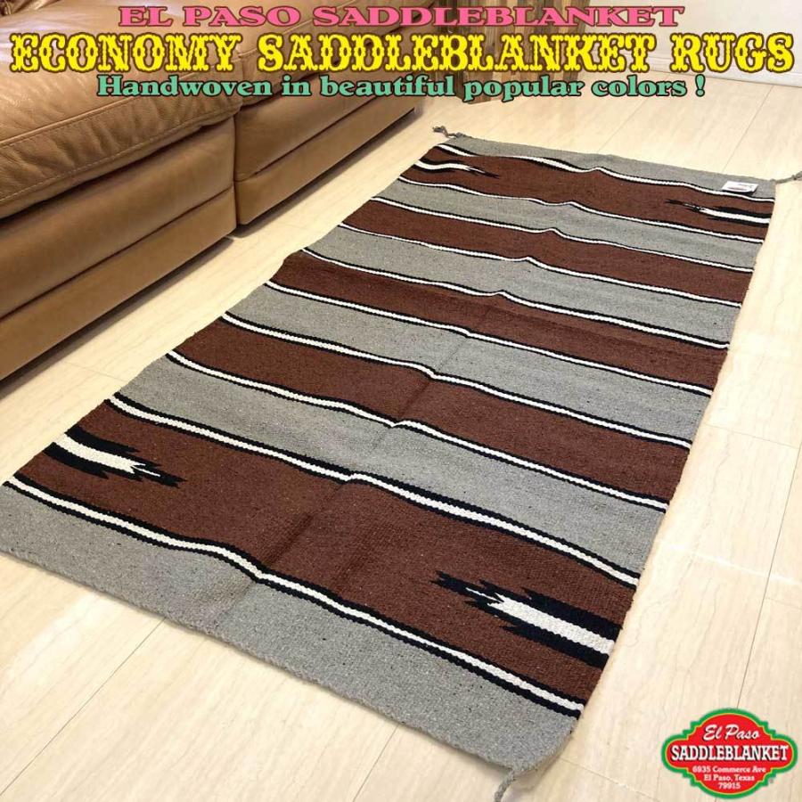 エルパソ サドルブランケット El Paso SADDLEBLANKET ネイティブ柄 エコノミーサドルブランケットラグ (#05) 81cm×162cm ラグマット ヨガマット｜woodwayfurniture｜02