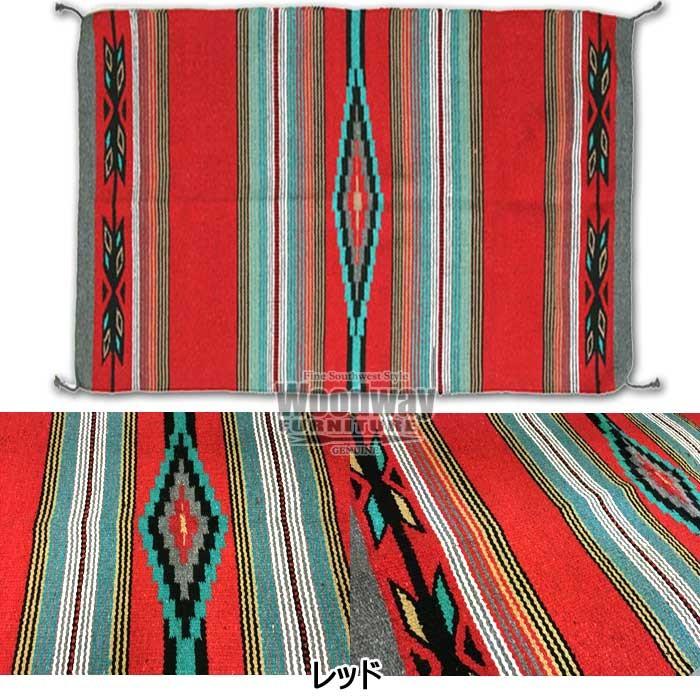 El Paso SADDLE BLANKET オシャレ ネイティブ柄 幾何学模様 ラグマット