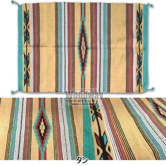 El Paso SADDLE BLANKET オシャレ ネイティブ柄 幾何学模様 ラグマット