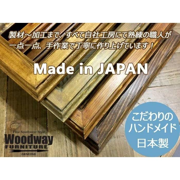 ハンドメイド無垢フレームポスター付き ハンドメイド無垢フレームポスター付き DeCasa_Frame_Corner1_Muku_1000