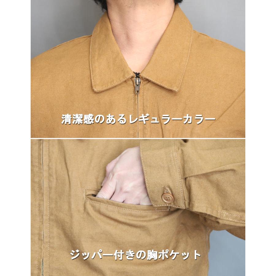 ドリズラージャケット メンズ ジャケット 無地 ブラック 黒 キャメル