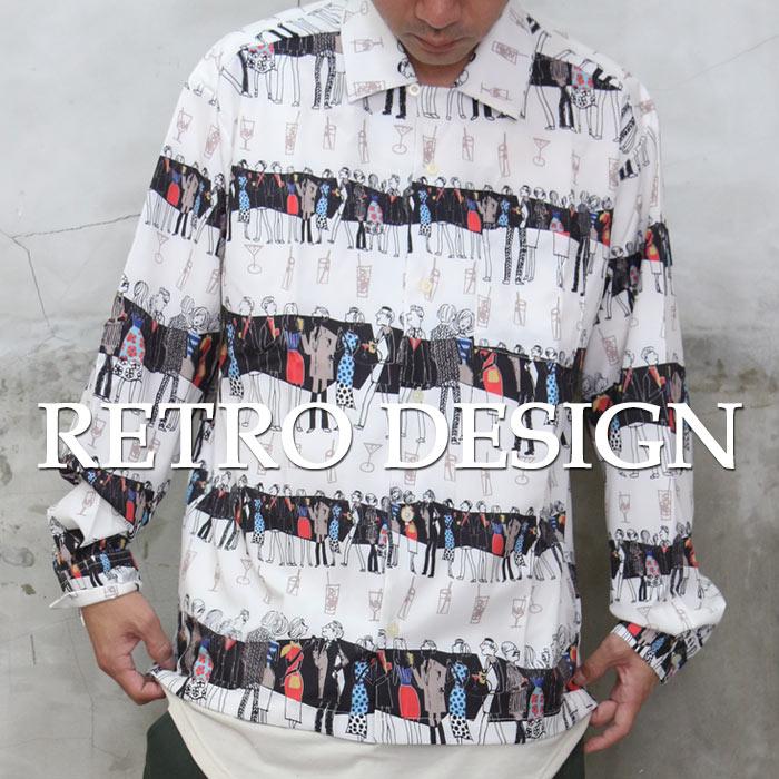 お洒落な存在感たっぷり As 総柄デザインラフシャツ M便 1 1 トップス メンズ シャツ メンズ 総柄 シャツ ラフ シャツ インナー Woodwhichflows 通販 Yahoo ショッピング