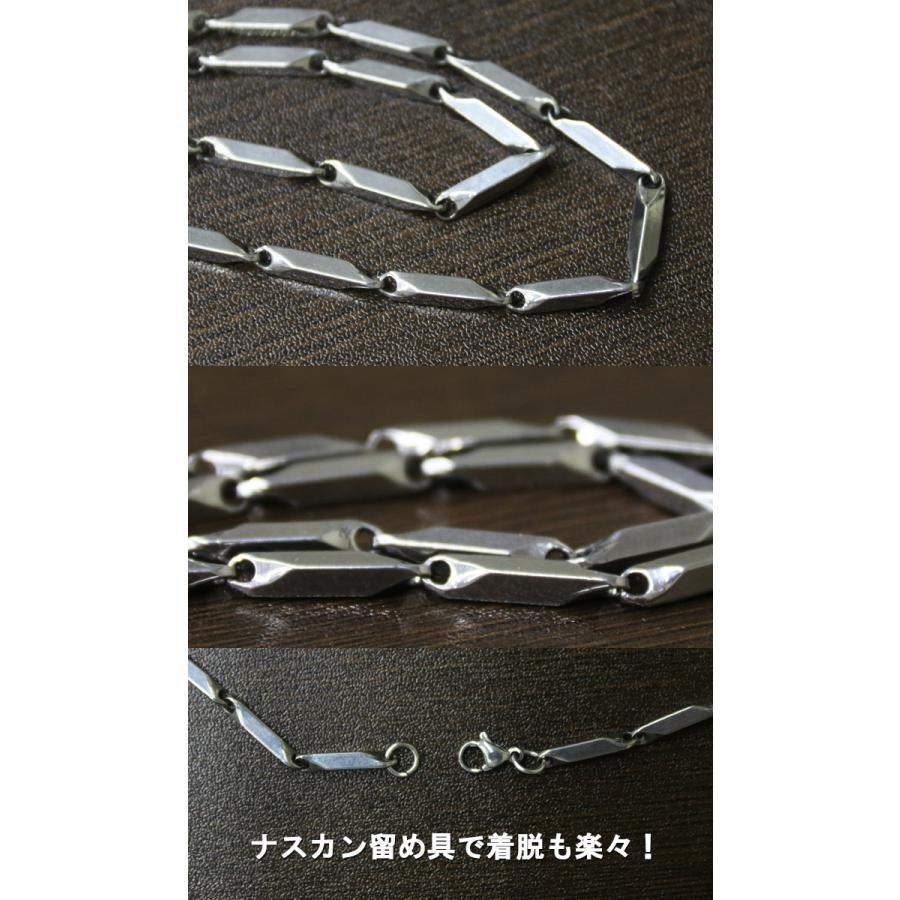 チェーンネックレス メンズ [M便 1/1] シルバーネックレス ツイスト
