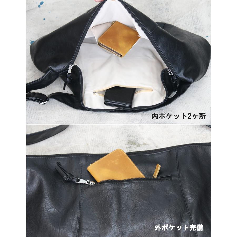 レザーショルダーバッグ メンズ 男女兼用 [M便 1/1] ショルダー バッグ