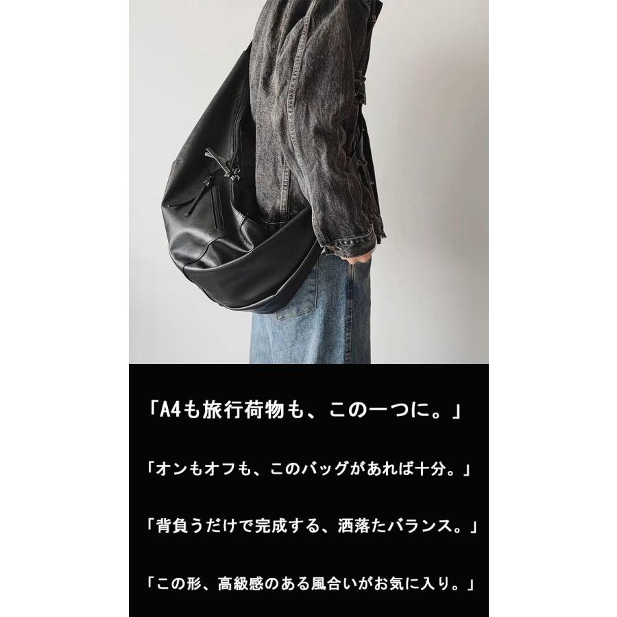 レザーショルダーバッグ メンズ 男女兼用 [M便 1/1] ショルダー バッグ
