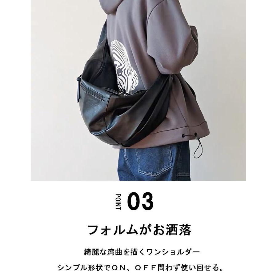 レザーショルダーバッグ メンズ 男女兼用 [M便 1/1] ショルダー バッグ