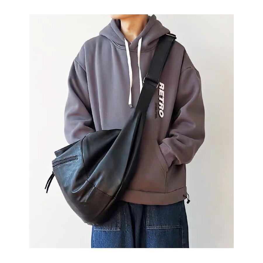 レザーショルダーバッグ メンズ 男女兼用 [M便 1/1] ショルダー バッグ