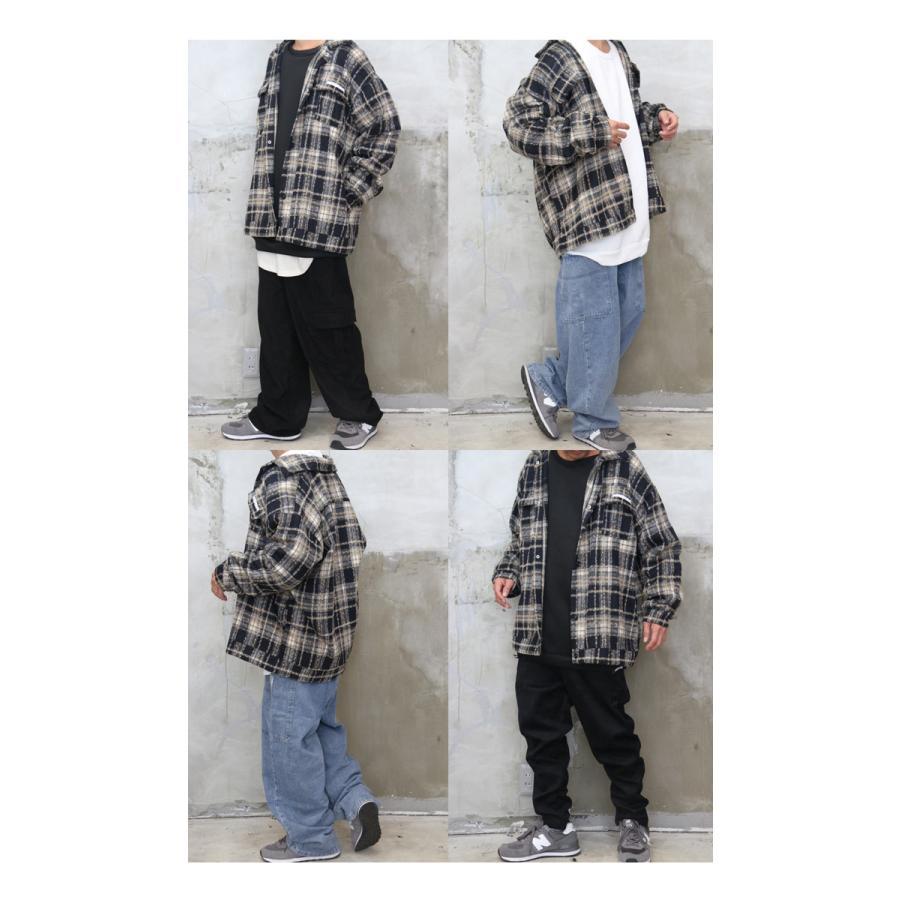大人仕様の秋冬チェック』AW!!チェック柄ビッグシャツジャケット