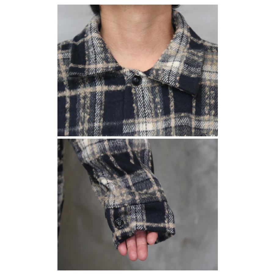大人仕様の秋冬チェック』AW!!チェック柄ビッグシャツジャケット