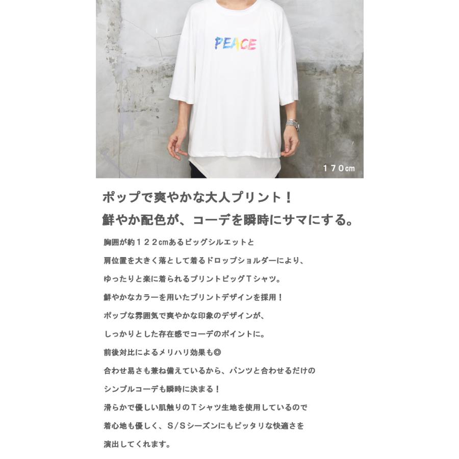 プリントビッグTシャツ メンズ [M便 1/1] プリントTシャツ ビッグT